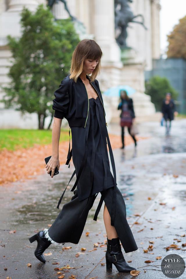 Olivia教你秋冬如何搭配喇叭裤