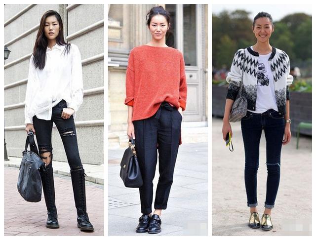 刘雯教你用简单的塞衣角穿出时髦感!