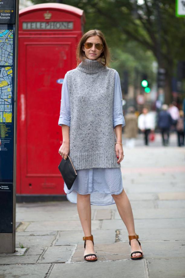 毛衣背心时尚又挡风