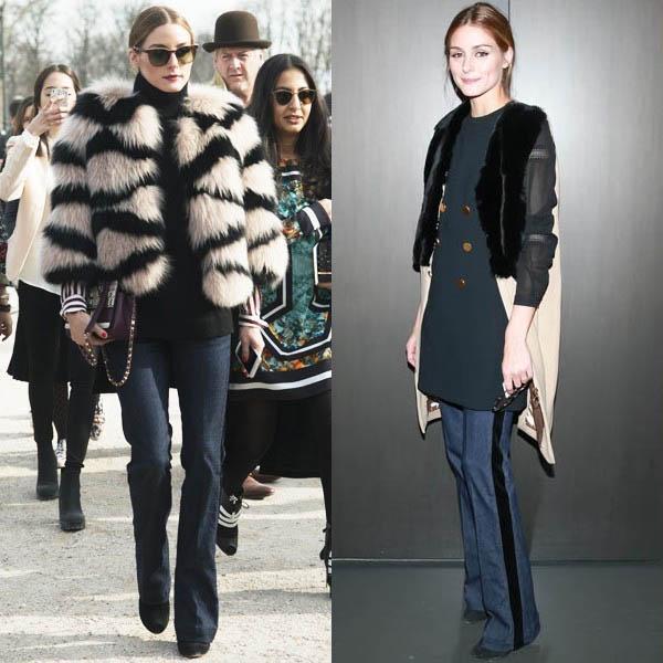 Olivia教你秋冬如何搭配喇叭裤