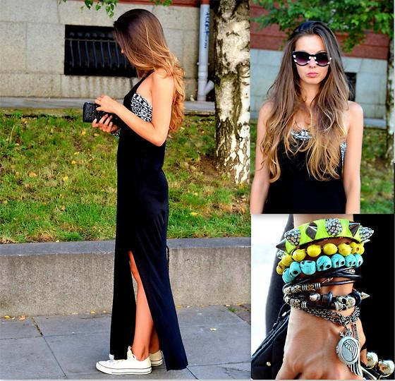 连身长裙配平底鞋帅你一脸