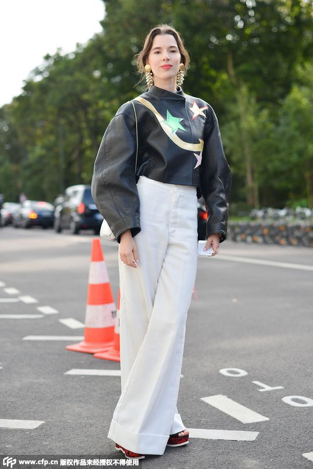 东京街头阔腿裤的N种秋冬搭配法