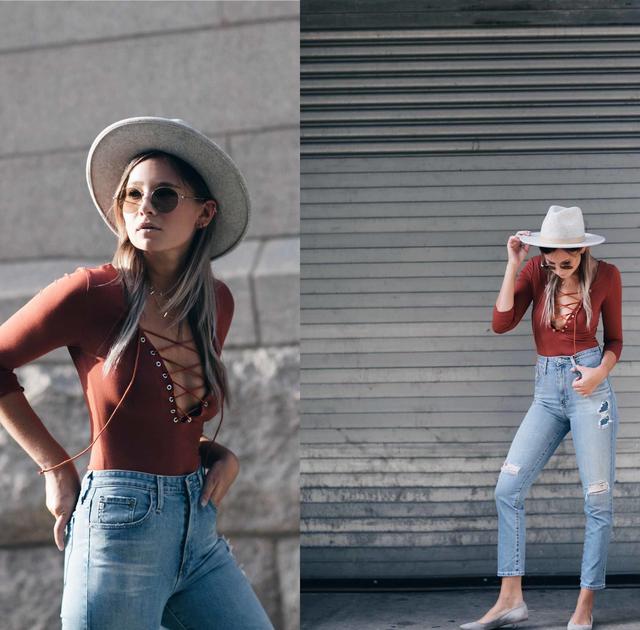 V领算什么 绑带毛衣才时髦