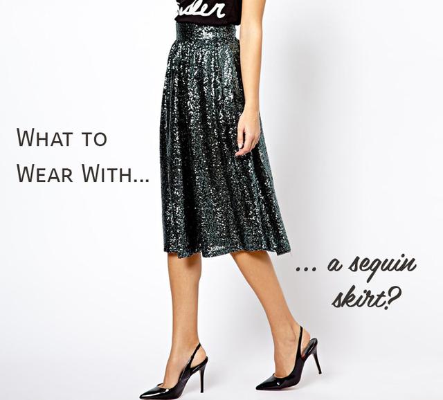 今天穿什么：轻熟女亮片裙怎么搭配？