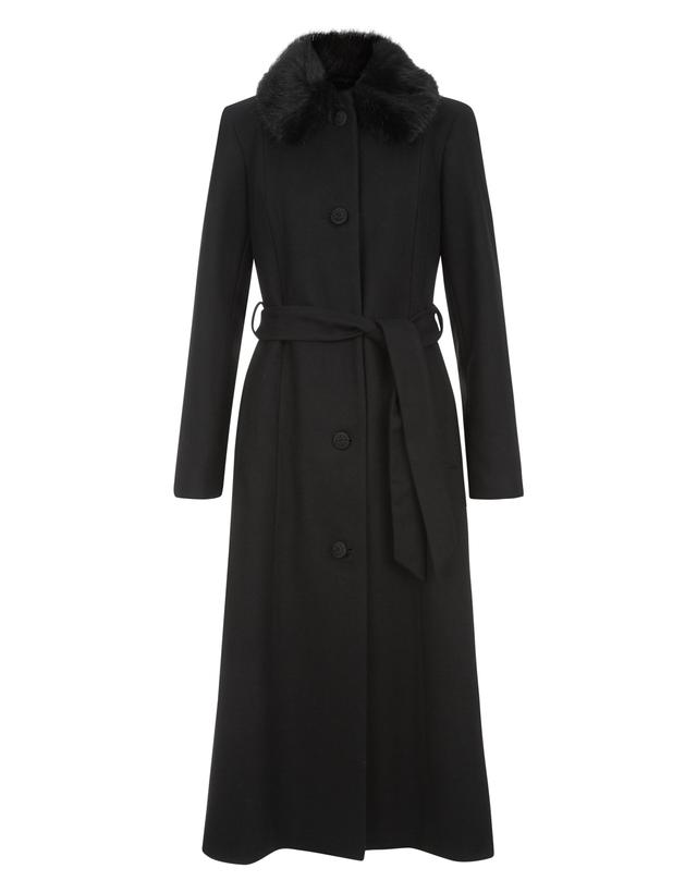 温度风度两不误 只需一件及踝大衣