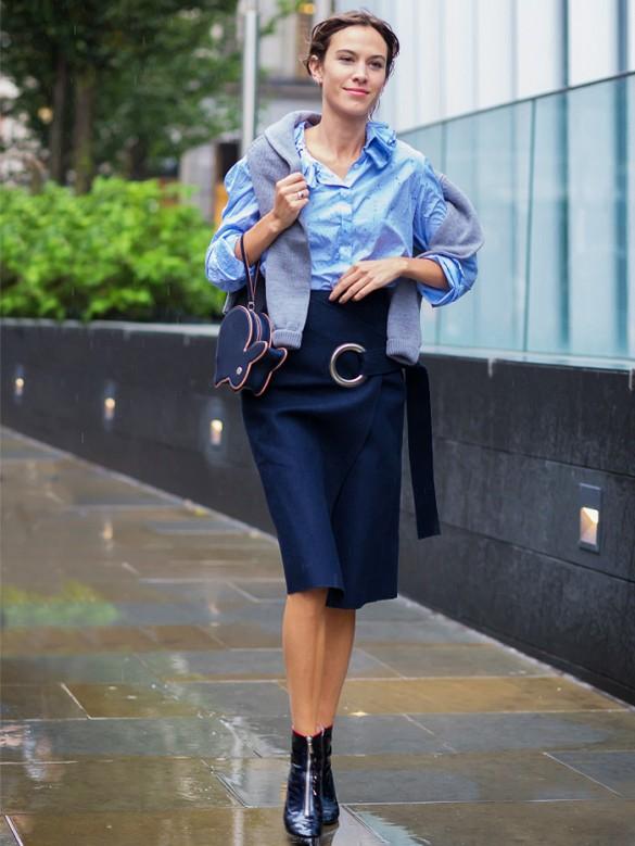 人人都爱白衬衣的亲戚——蓝衬衣