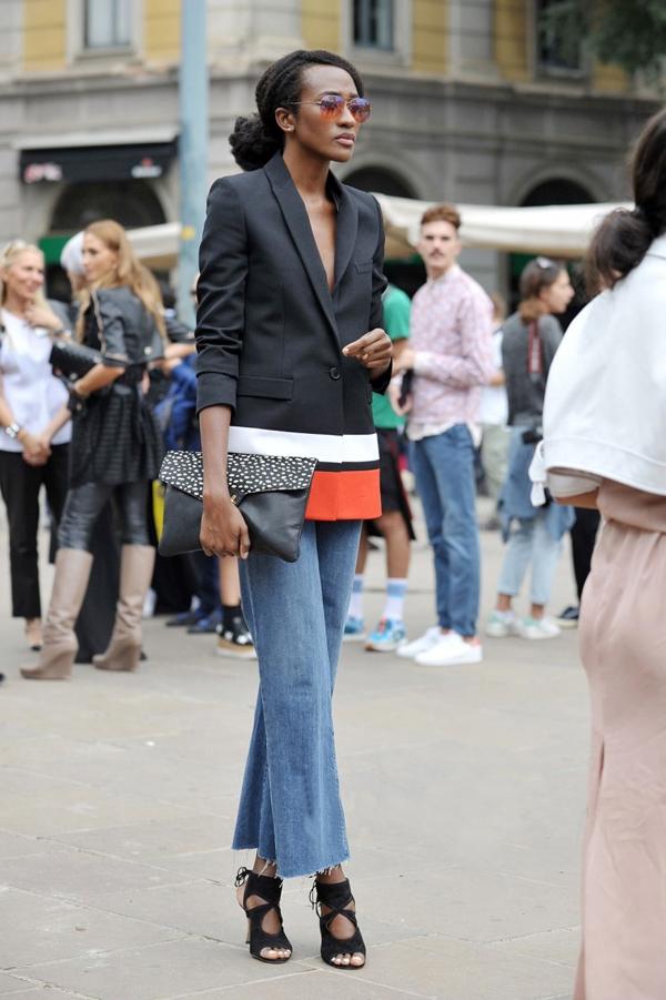 怀旧风直筒毛边牛仔裤Jeans也要玩出型！