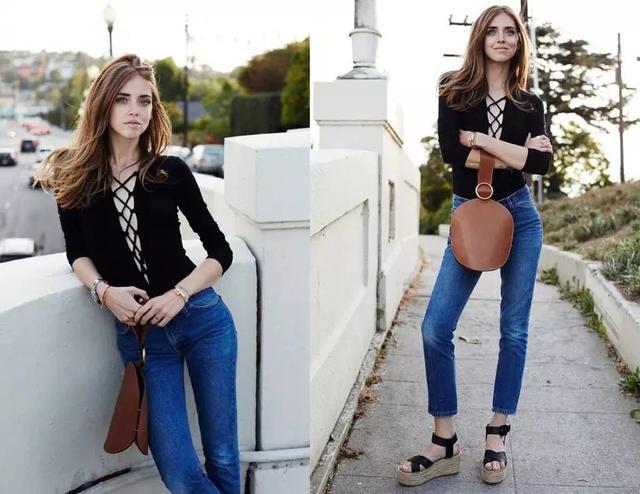 V领算什么 绑带毛衣才时髦