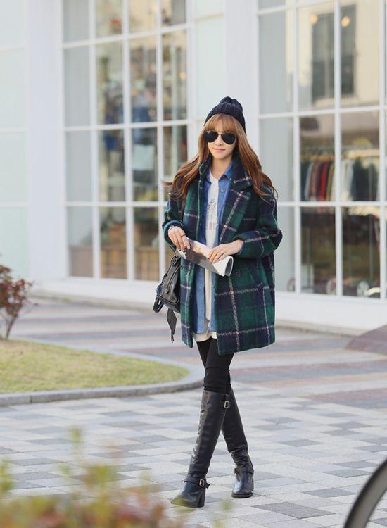 今天穿什么：说道外套 比纯色更流行的是格纹