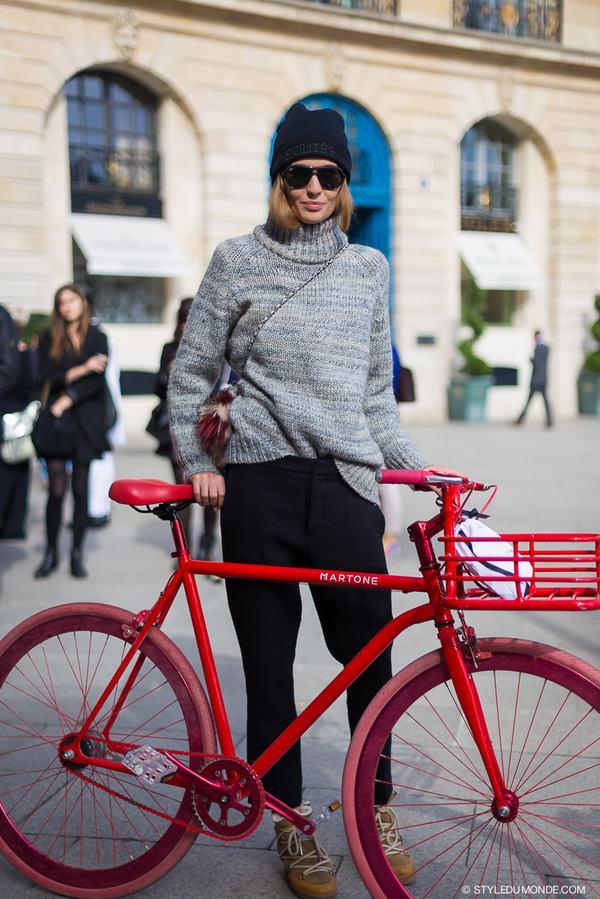 入冬穿搭高领毛衣