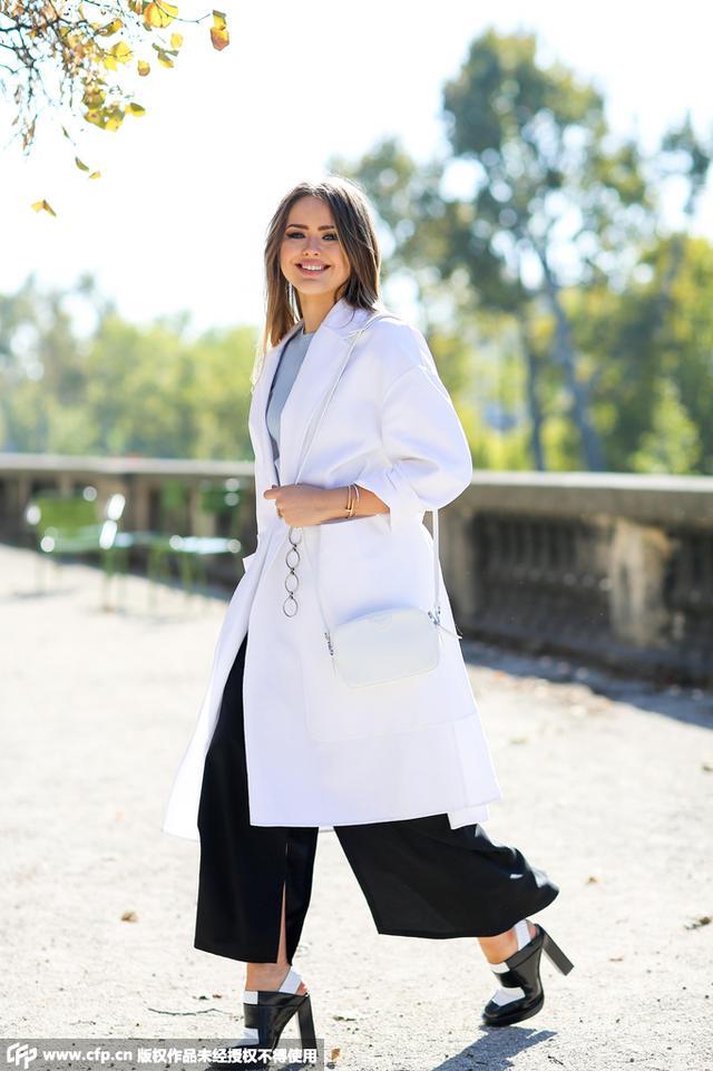 东京街头阔腿裤的N种秋冬搭配法