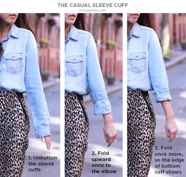 今天穿什么:早秋耍酷新技能 撸起袖子穿衬衫