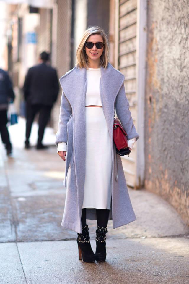 想要超强气场?长款大衣才是你的菜