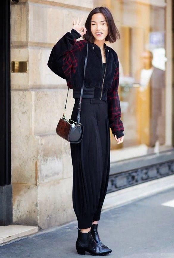 千张夹克搭配街拍照 总有几张让人惊喜