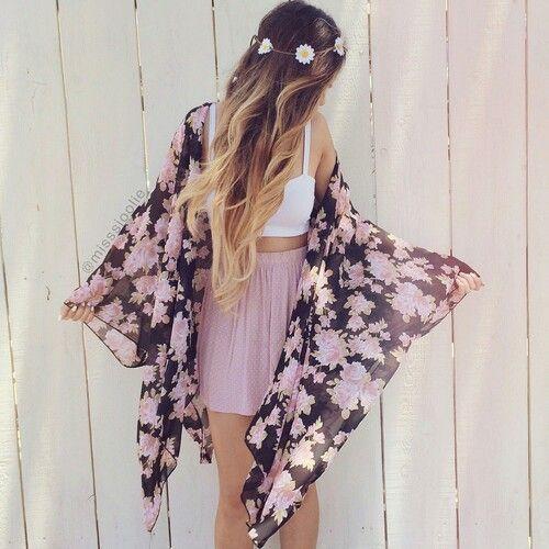 今天穿什么:防晒又时尚的和服式开衫你get了吗?