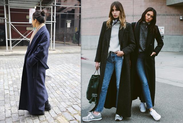 想要超强气场?长款大衣才是你的菜