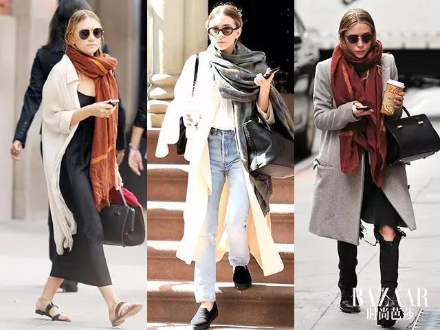 时髦保暖打造黄金比例，一条围巾满足你的N个愿望！