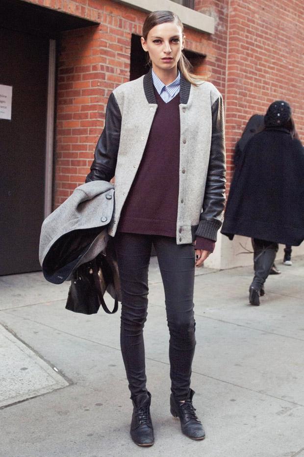 千张夹克搭配街拍照 总有几张让人惊喜