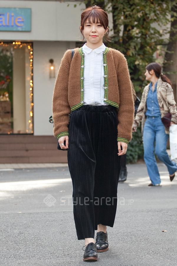 东京街头阔腿裤的N种秋冬搭配法