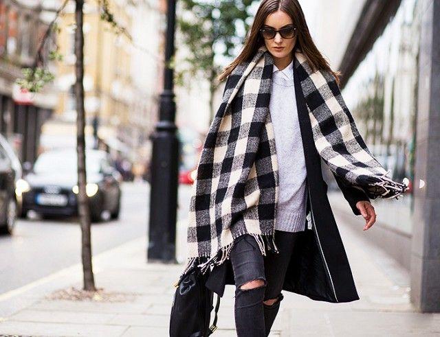 时髦保暖打造黄金比例，一条围巾满足你的N个愿望！