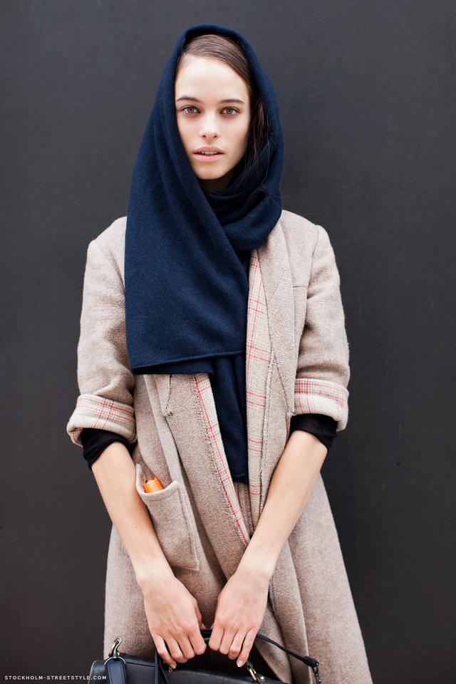 时髦保暖打造黄金比例，一条围巾满足你的N个愿望！