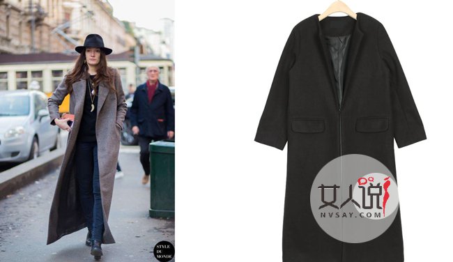 长款大衣怎么穿显瘦显高 衣服搭配小心机让你hold住长款