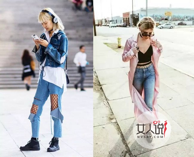 渔网袜怎么搭配 袜子还能这么穿酷毙了吧