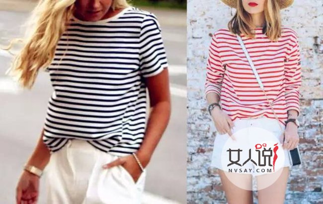 明星最近街拍 条纹君元素带你时髦走天下