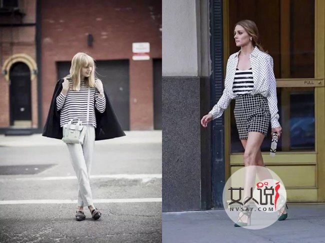 明星最近街拍 条纹君元素带你时髦走天下