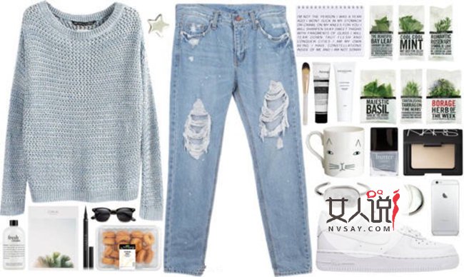 破洞裤怎么搭配 妈妈再也不要帮我缝补裤子了