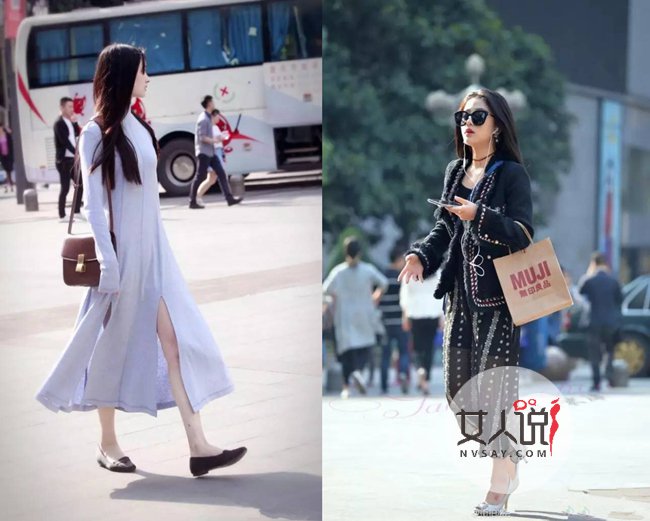 2017重庆美女街拍 辣妹子也能穿出时尚大牌范