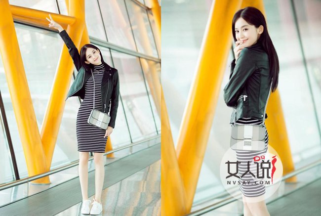 古力娜扎机场照片 张翰就好这口郑爽该学学了