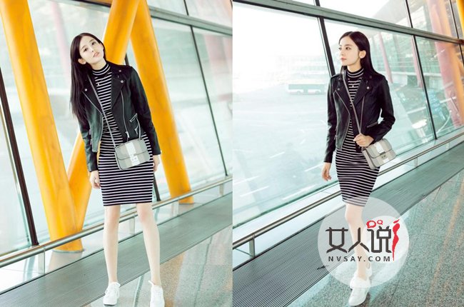 古力娜扎机场照片 张翰就好这口郑爽该学学了