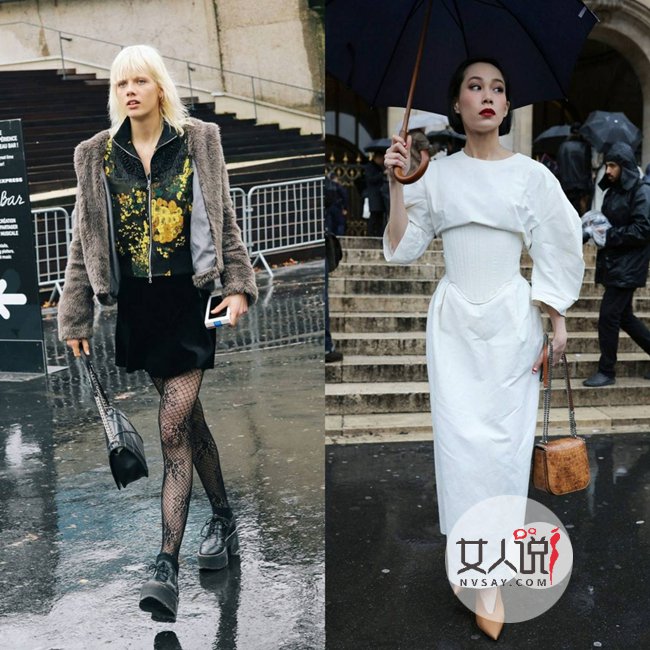 2017秀场内外街拍合集 奚梦瑶刘雯街拍风尚谁与争锋