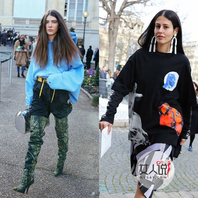 2017秀场内外街拍合集 奚梦瑶刘雯街拍风尚谁与争锋