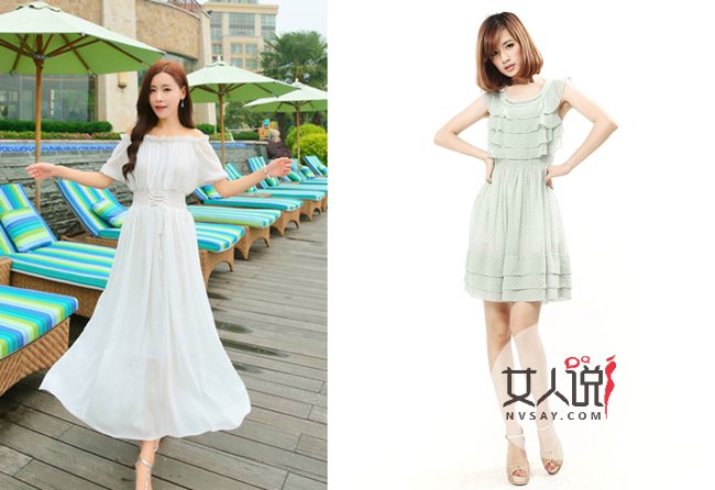 雪纺连衣裙是不是有弹性 裙子这样穿每天都有新花样