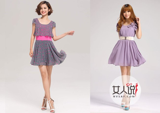 雪纺连衣裙是不是有弹性 裙子这样穿每天都有新花样