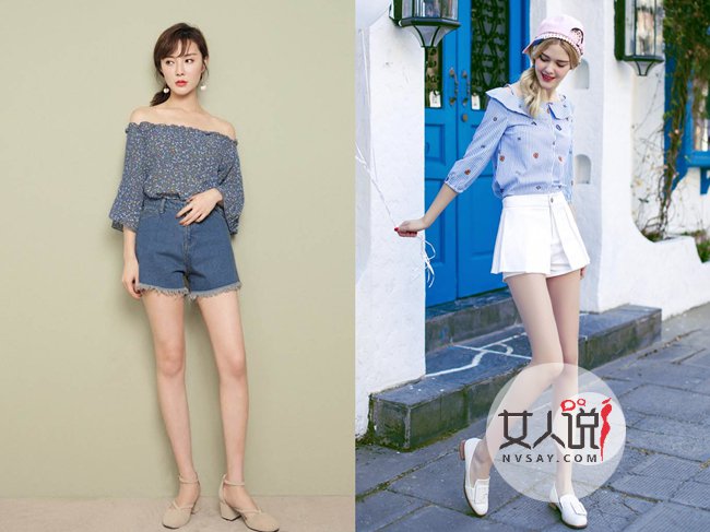 露肩上衣怎么搭配 仙气十足的搭配穿出玉女香肩