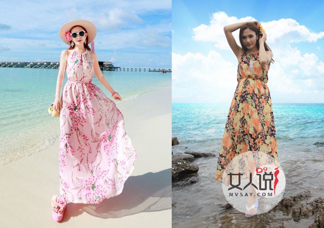 沙滩裙搭配图片 度假沙滩裙搭配tips让你回头率十足