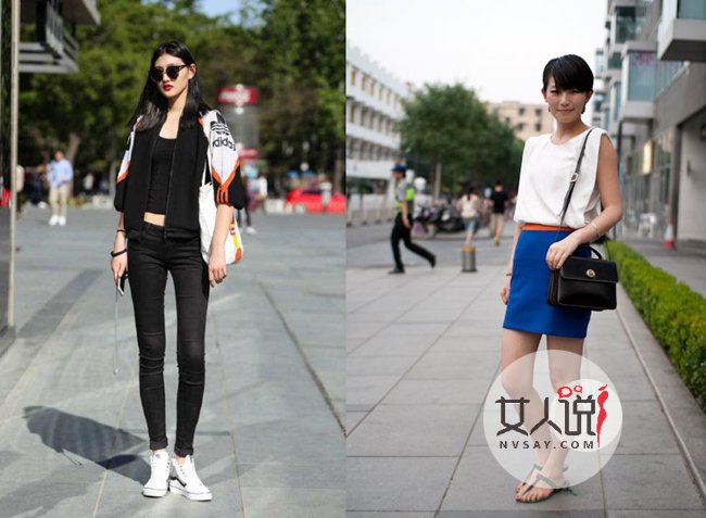 2017最新北京三里屯街拍 京城美女街跑照片美女云集