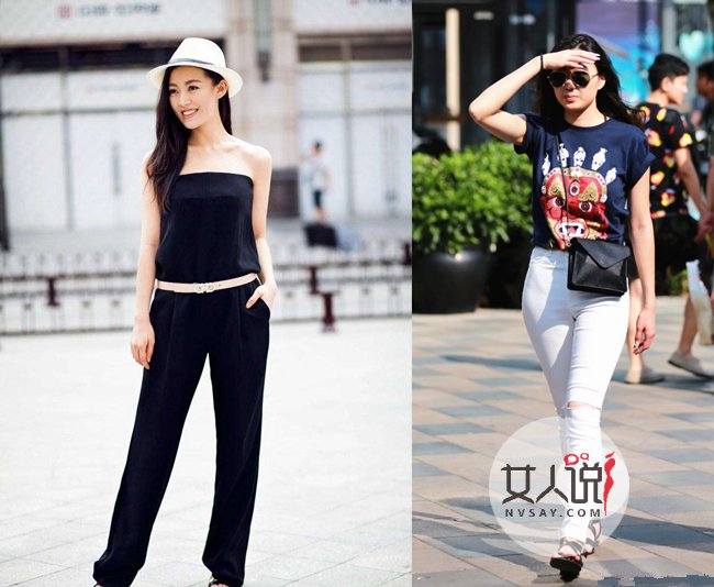 2017最新北京三里屯街拍 京城美女街跑照片美女云集