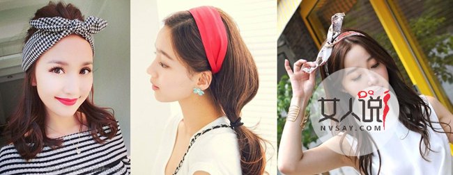 发带怎么系好看 两款发带示范效果供参考