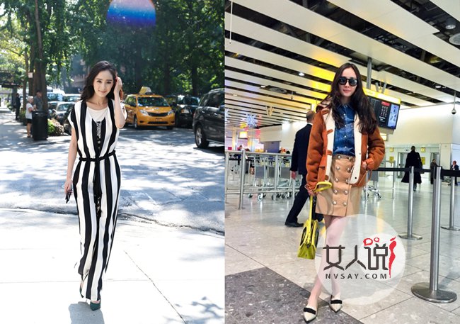 杨幂机场街拍太做作被赶 天天机场显摆热搜说上就上!