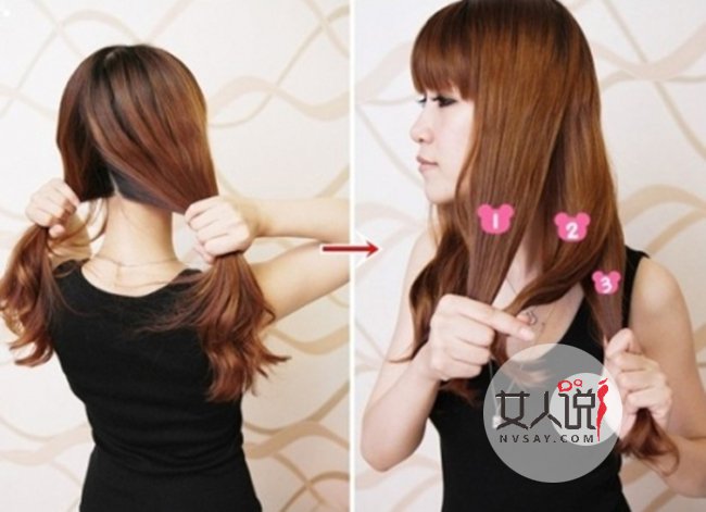 卷发棒使用方法图解 最简单的卷发教程打造慵懒女神