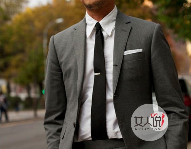 领带夹使用方法 成功男人必学！一秒看懂