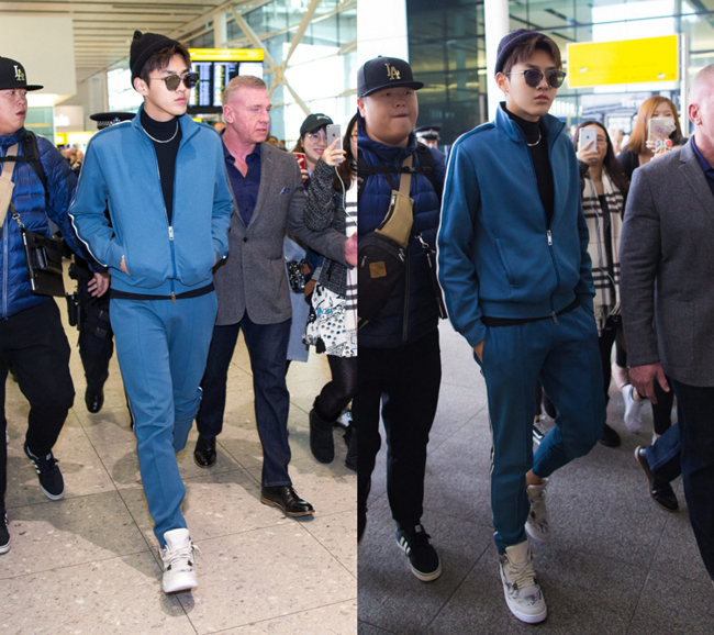 明星街拍2017最新 生擒一组吴亦凡周冬雨机场街拍大片