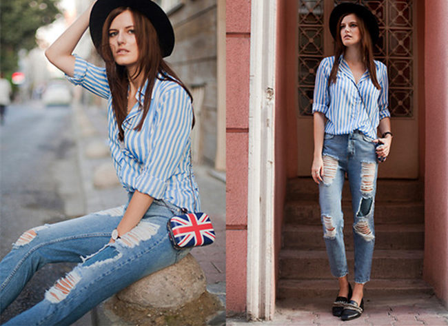 膝盖破洞牛仔裤怎么剪 动起刀来！小编教你剪出有型破洞裤