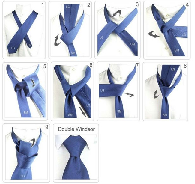 如何打领带最简单 领带系法图片简单易学