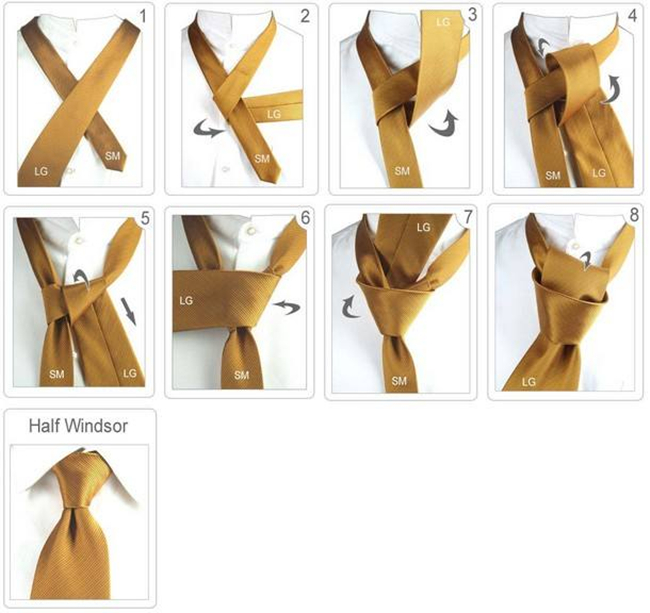 如何打领带最简单 领带系法图片简单易学