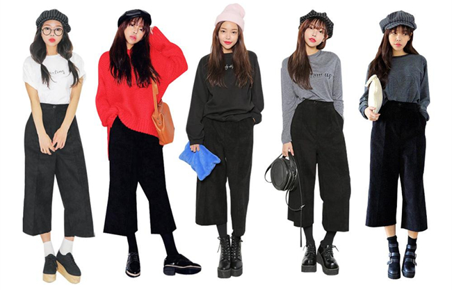阔腿裤如何搭配上衣 阔腿裤的穿搭小心机告别小短腿